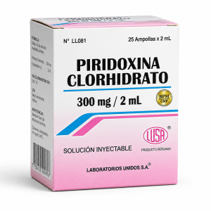 PIRIDOXINA 300mg/3ml Inyectable x25