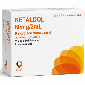 KETALDOL 60mg/2ml Inyectable x25