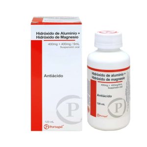 HIDROXIDO DE ALUMINIO+HIDROXIDO DE MAGNESIO x120ml