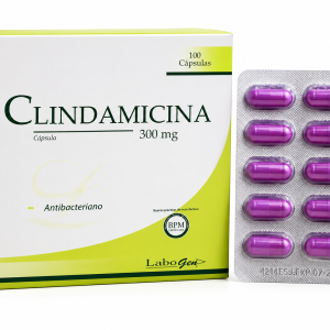CLINDAMICINA 300mg Capsulas x100
