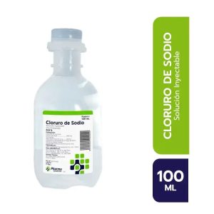 CLORURO DE SODIO 0.9 % Inyectable x100ml