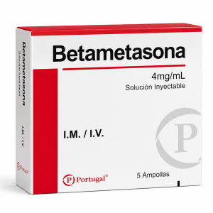 BETAMETASONA 4mg/ml Inyectable x5