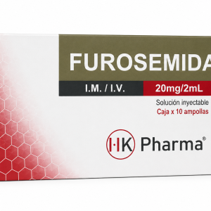 FUROSEMIDA 20mg/2ml Inyectable x10