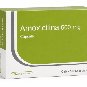 AMOXICILINA 500mg Capsulas x100