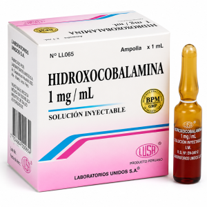 HIDROXOCOBALAMINA 1mg/ml Inyectablen x1