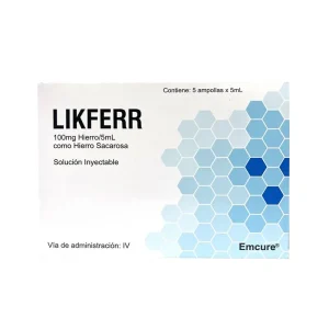 LIKFERR 100mg/5mL Inyectable x5