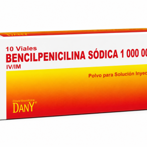 BENCILPENICILINA SODICA 1000000UI Inyectable x10