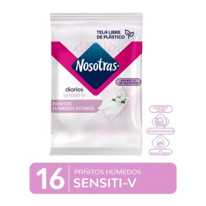 NOSOTRAS Pañitos Humedos Sensiti-V x16