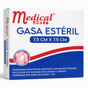 GASA ESTERIL 7.5cm x 7.5cm