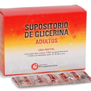 SUPOSITORIO Glicerina Adulto x100