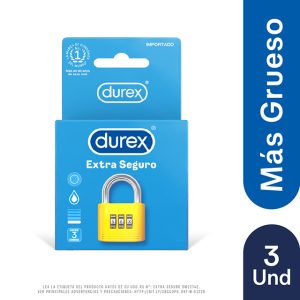 DUREX Preservativo Extra Seguro x3