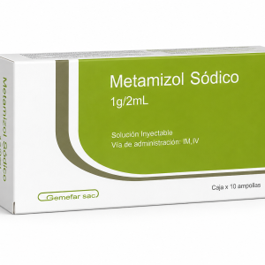 METAMIZOL SODICO 1g/2ml Inyectable x10