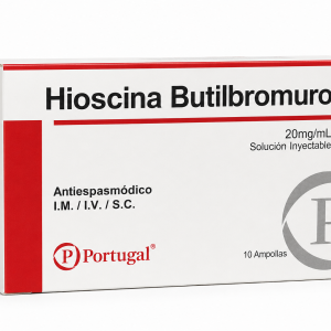 HIOSCINA BUTILBROMURO 20mg/ml Inyectable x10