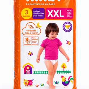 NINET Pañal XXL x3