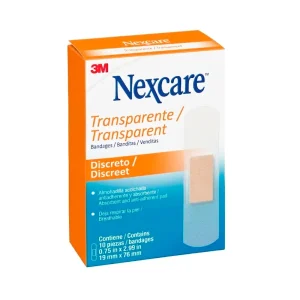 NEXCARE Bandita Transparentes Caja x10